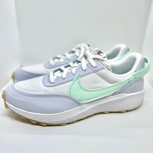 NEW Nike Waffle Debut White/Mint Foam-football Grey Men’s 10